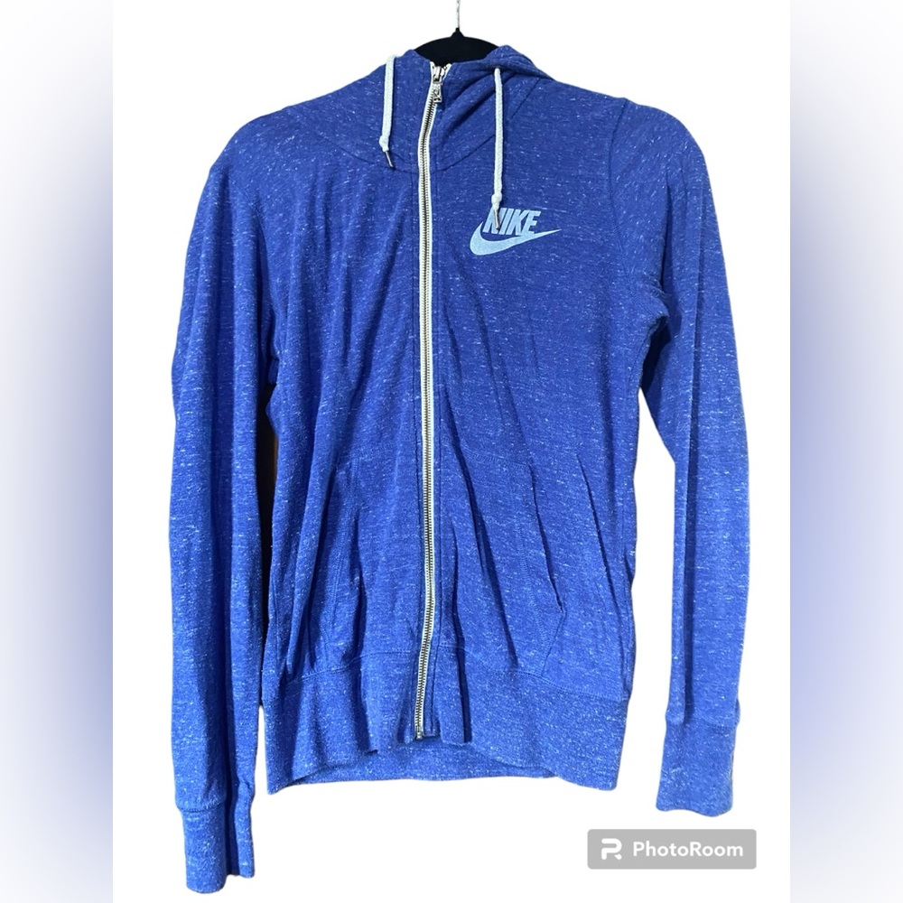 Nike Sportswear Gym Full Zip Hoodie Blue